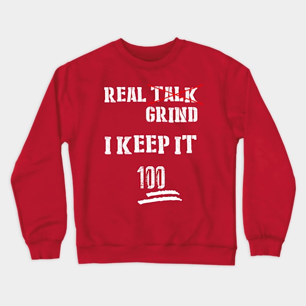 No Talking Crewneck Sweatshirt by teamface